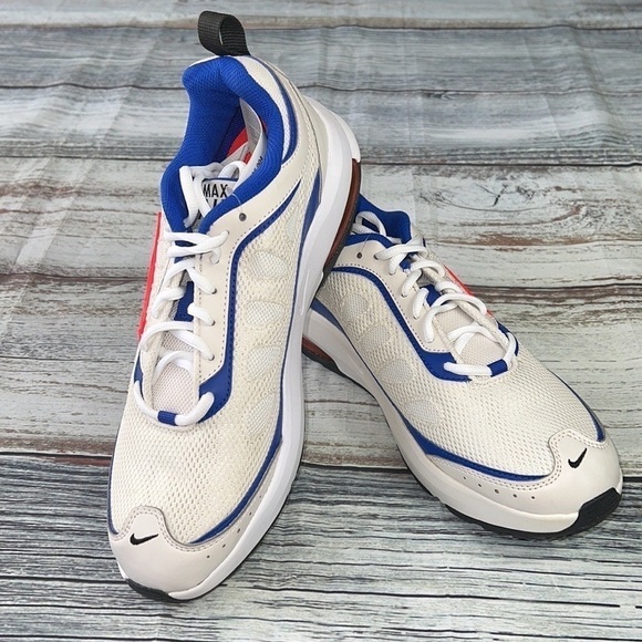 Men’s Nike Air Max AP Phantom/Bright Crimson-Summit White Size-9 - Picture 2 of 8